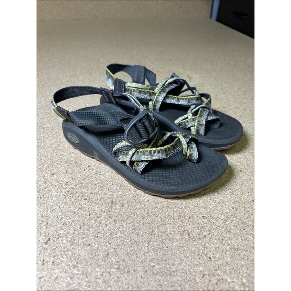 CHACO WOMEN Z/CLOUD X2 REMIX ADJUSTABLE COMFY SANDAL LEVEL YELLOW SIZE 6 - Picture 2 of 5